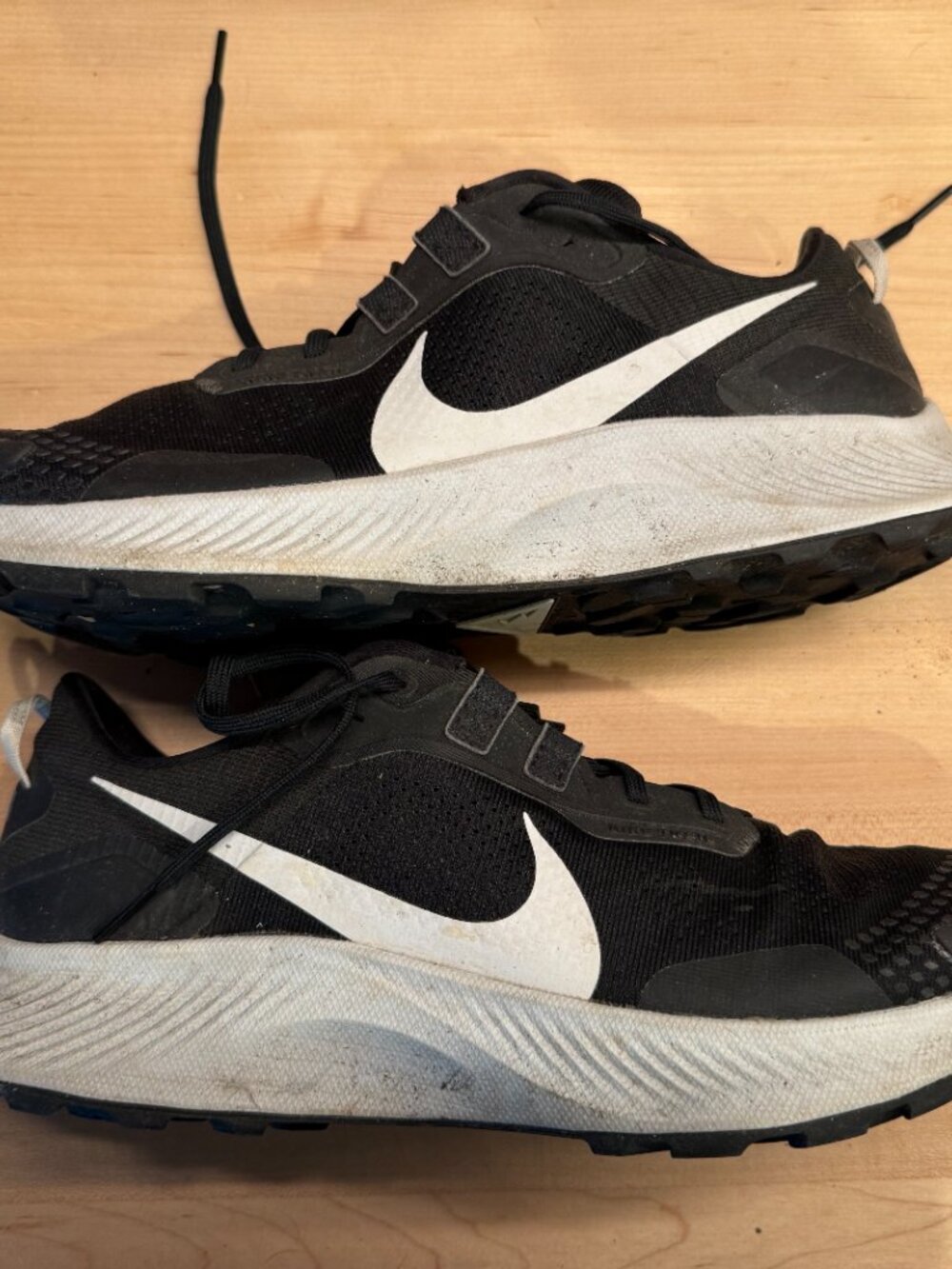 Nike Pegasus Trail 3 Running Shoes Black/White Size 12